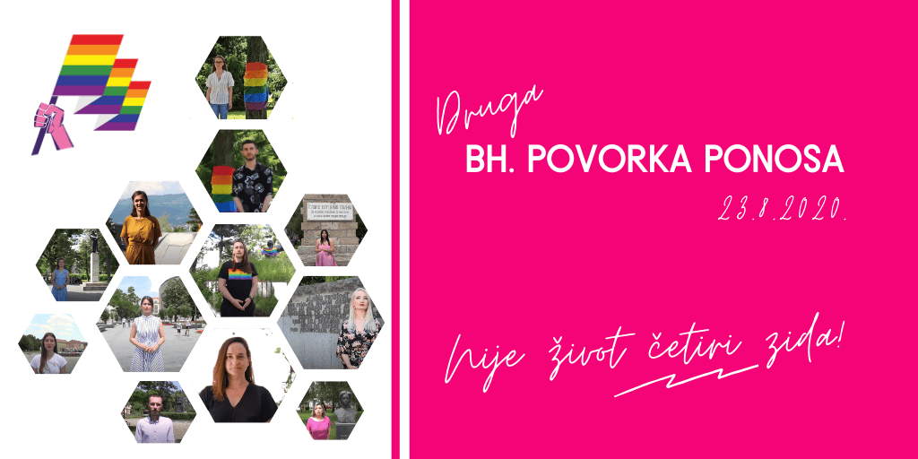 Najavljujemo drugu Bh. povorku ponosa: Prođosmo Bosnom i Hercegovinom kroz gradove jer “Nije život četiri zida”
