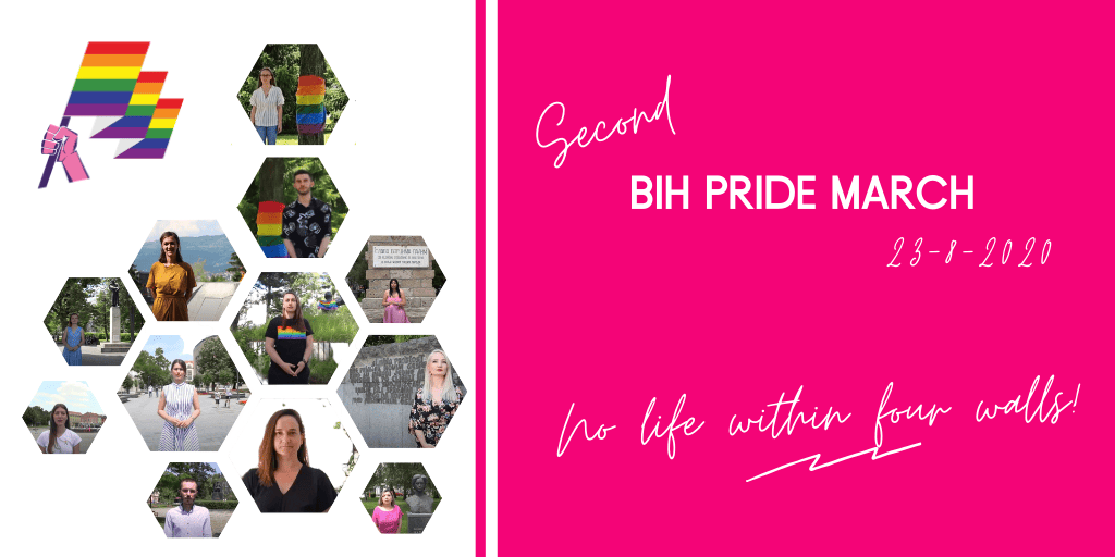 The Second BiH Pride March Announced: Passing Through the Cities of Bosnia and Herzegovina because “No life within four walls”