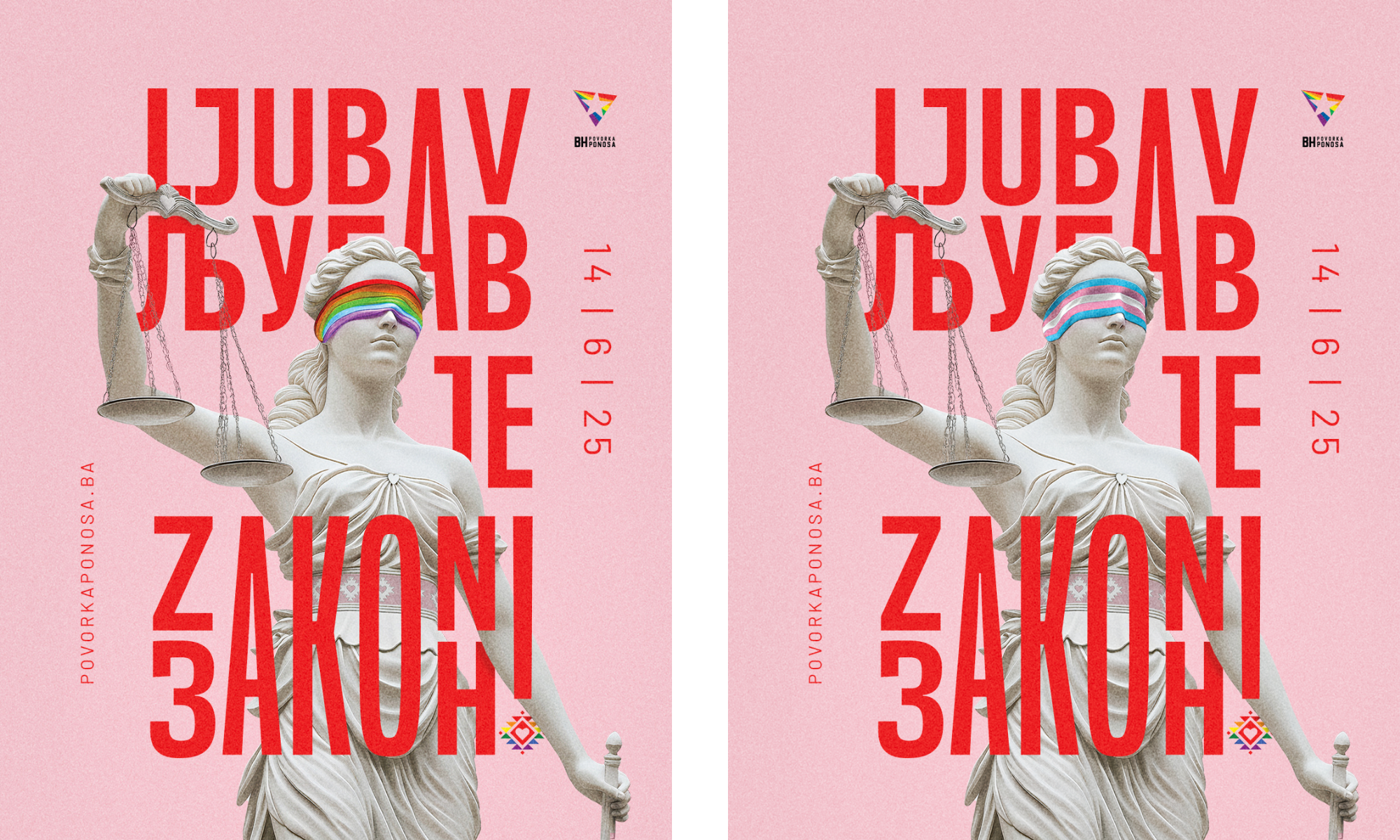 Bh. povorka ponosa poručuje: Ljubav je zakon! I to nije samo slogan – to je poruka, upozorenje i poziv na borbu
